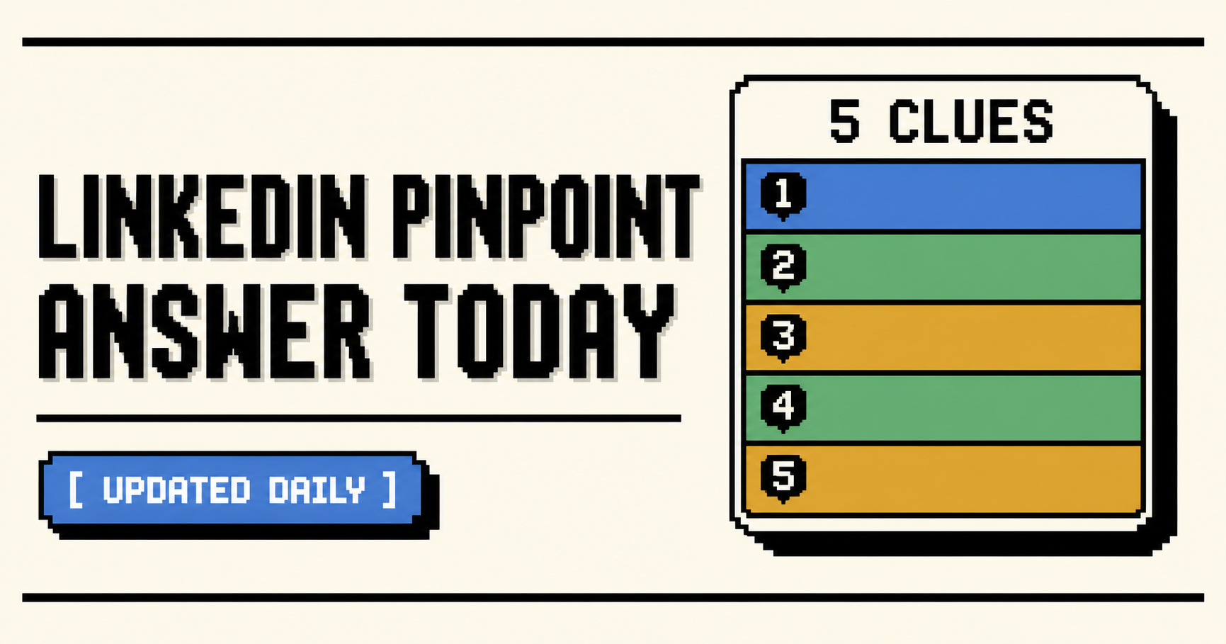 Pinpoint Answer Today